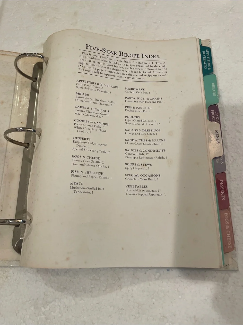Southern Living Five-Star Recipe Collection vintage 1990 Oxmoor house cookbook
